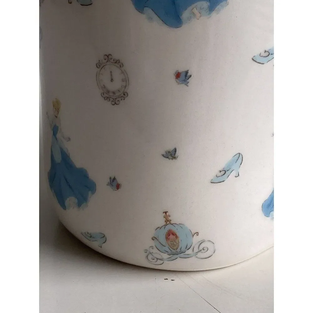 Rae Dunn Disney Cinderella Carriage Clock‎ Slipper Bibbidi Bobbidi Boo Mug NEW